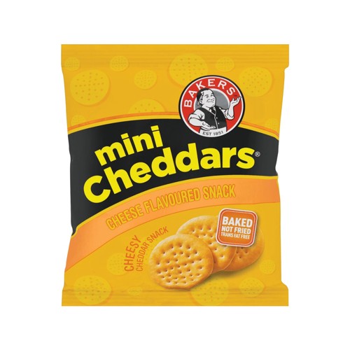 Bakers Mini Cheddars 33g