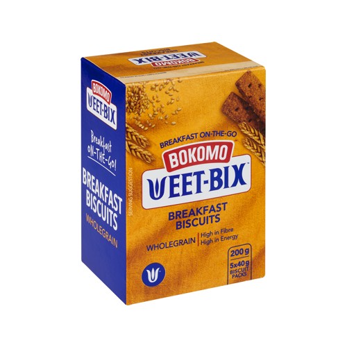 Bokomo Weet-Bix Biscuit 5x40gwholegrain