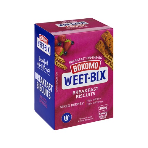 Bokomo Weet-Bix Biscuit 5x4mixed Berry