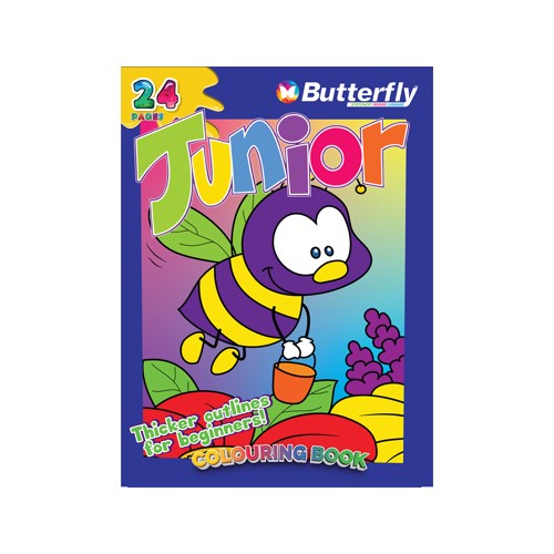 Butterfly Junior Colouring Book 24 Pages