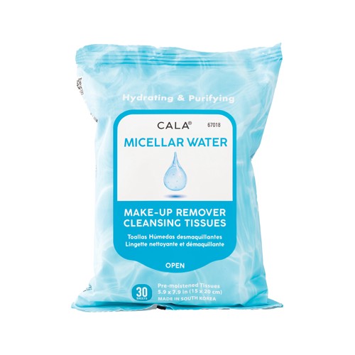 cala make up remover cleansing tissues 30 sheets