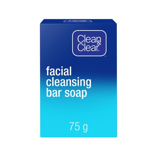 clean and clear bar soap facial cleansing 75g