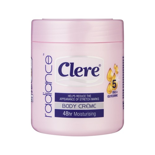 Clere Body Creme 400ml Radiance 5 Oils