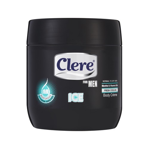 clere for men body cream 450ml ice