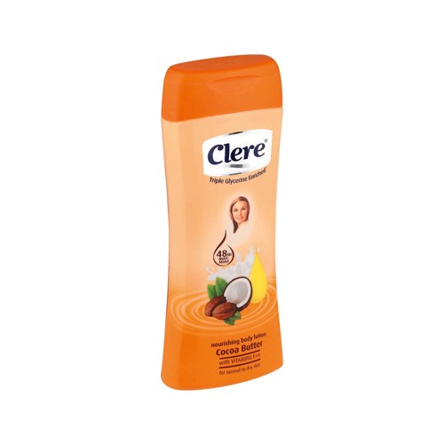 clere hand & body lotion 400ml
