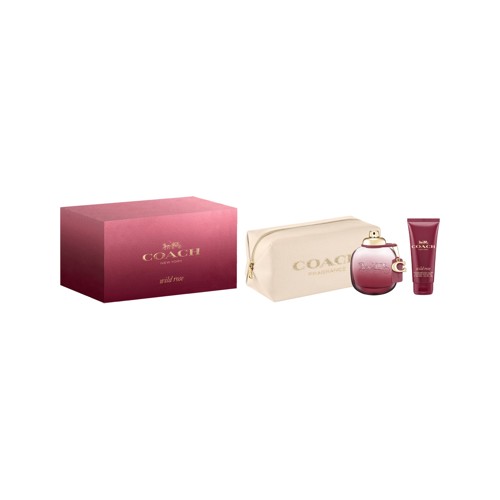 Coach Wild Rose Eau De Pafume 90ml Plus Body Lotion 100ml and Purse Spray 7.5ml