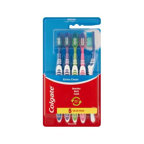 Colgate Toothbrush Extra Clean 5 pack