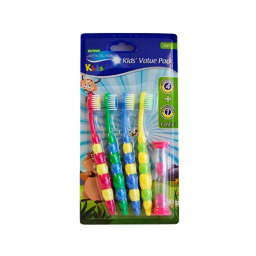 Dentalmate Toothbrush Kids 4pcs Whourglass