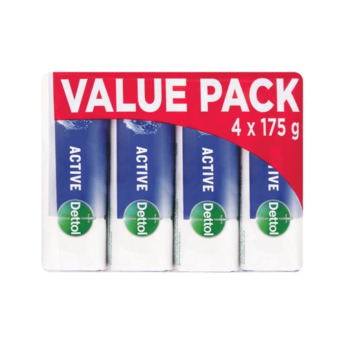 dettol soap 4 x 175g vp