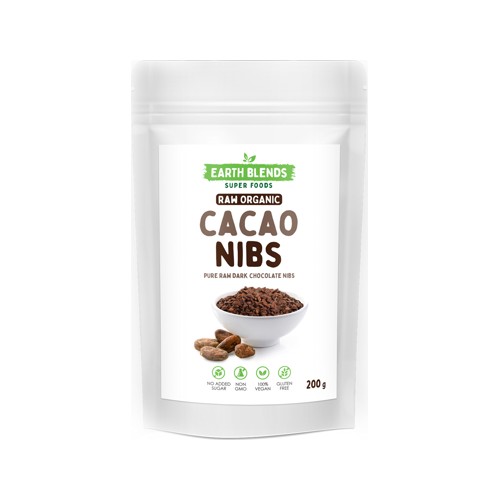 Earthblends Organic Cacao Nibs - 200g