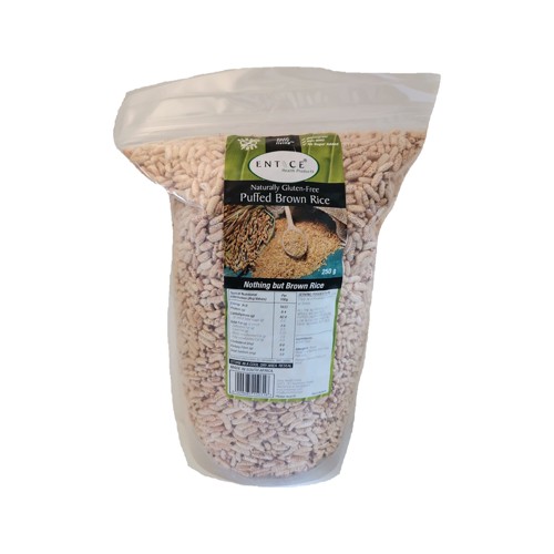 Entice Puffed Brown Rice 250g