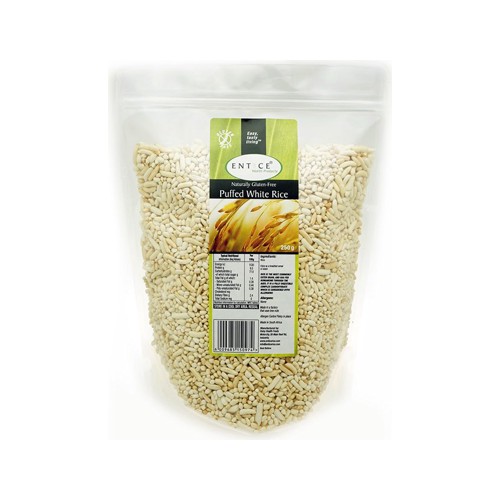 Entice Puffed White Rice 250g