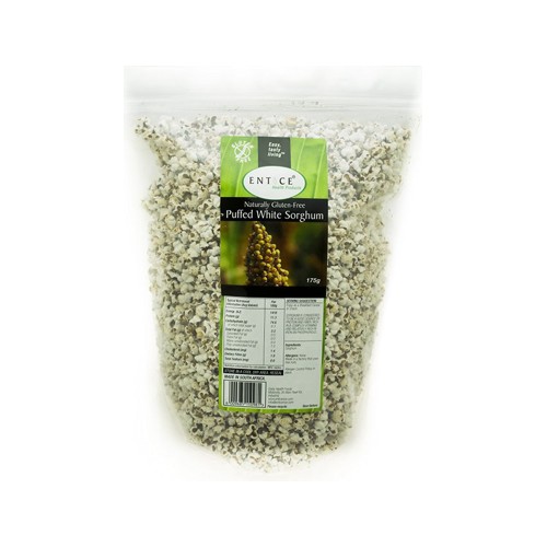 Entice Puffed White Sorghum 175g