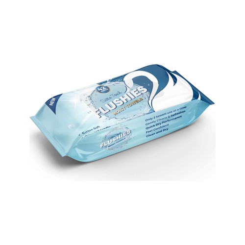 flushies wipes 42s satin touch