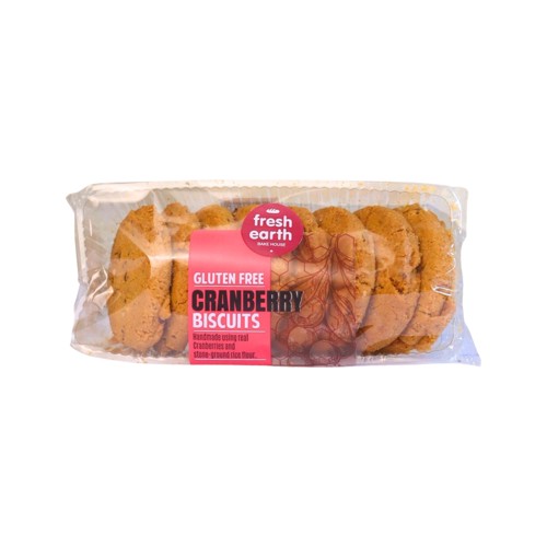 Fresh Earth Biscuit Cranberry & Almond 8s Kosher