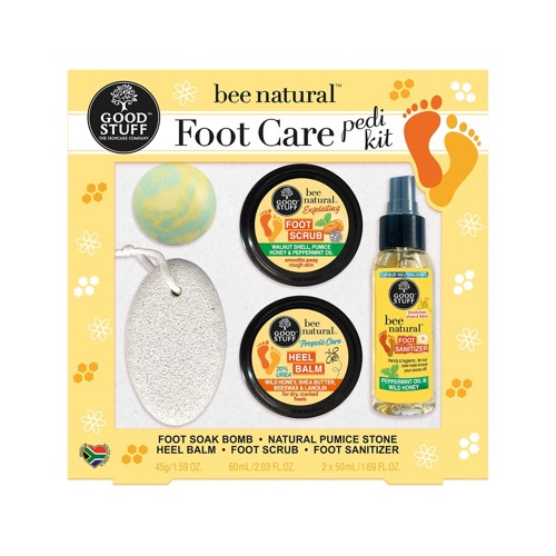 Good Stuff Bee Natural Foot Care Pedi Kit 5pc