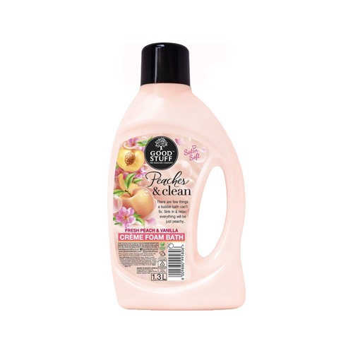 Good Stuff Peaches N Clean Foam Bath 1 Point 3l