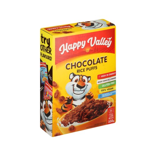 Happy Valley Rice Puffs 350g Chocolate