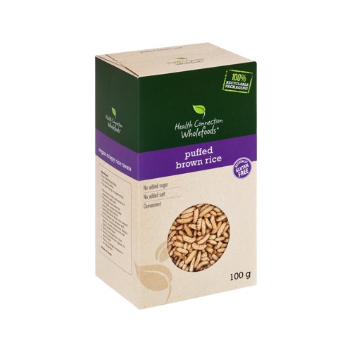 Health Connection Puffed Brown Rice 100g
