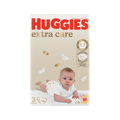 huggies extra care disposable diapers size 3 60s