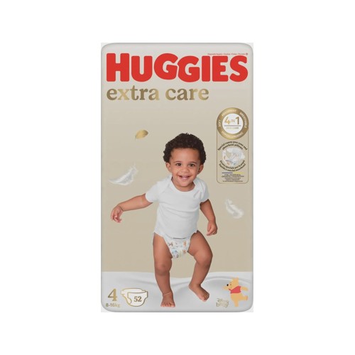 huggies extra care disposable diapers size 4 52s
