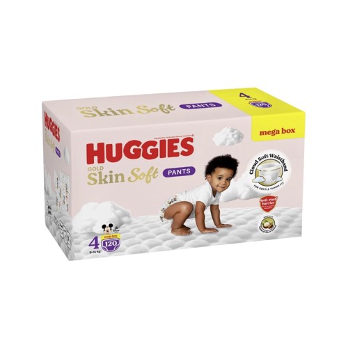 huggies gold skin soft pants mega s4 120