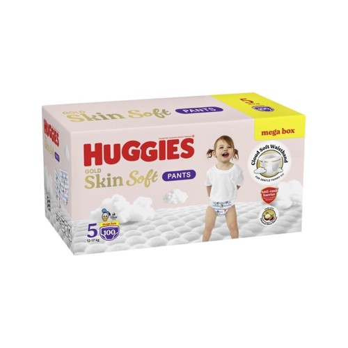 huggies gold skin soft pants mega s5 100