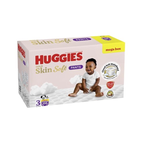 huggies gold skin soft pants s3 132 mega