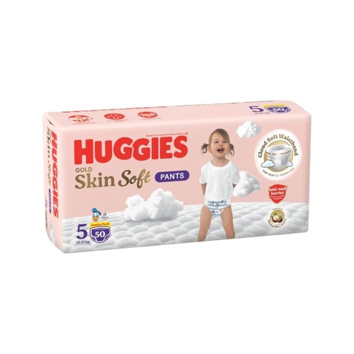 huggies gold skin soft pants sz 5 50s