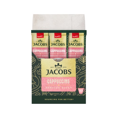 Jacobs Reduced Sugar Cappuccino 10s