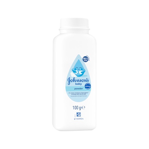 johnsons natural baby powder 100g