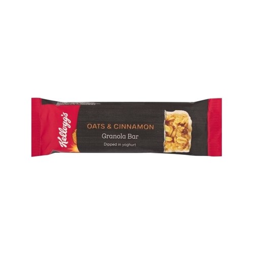 Kelloggs Oats Cinnamon Granola Bar Dipped in Yoghurt