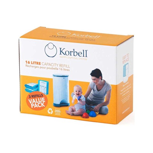 korbell liners refill 3 pk