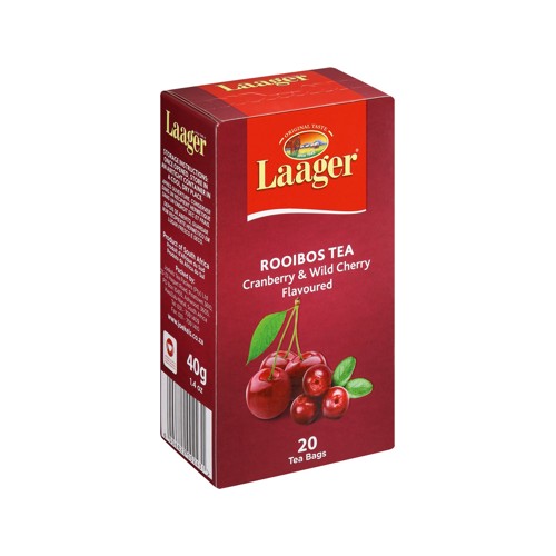Laager Cranberry & Wildcherry 20s Teabags