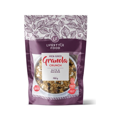 Lifestyle Food Granola 750g Nuts & Raisins
