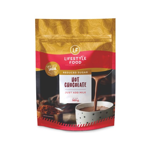 Lifestyle Food Reduced Sugar Hot Choc 320g