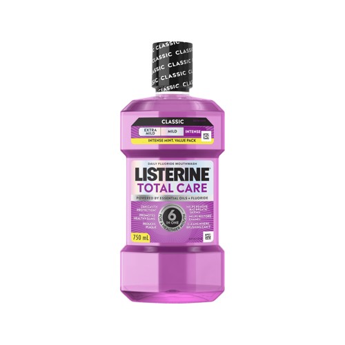 Listerine Mouthwash Total Care Clean Mint 750ml