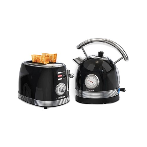 Milex Retro-Style Breakfast Combo Black