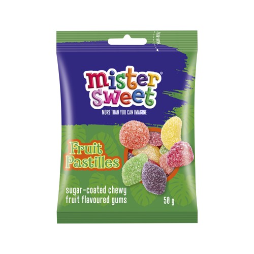 Mister Sweet Gums & Jellies 50g Fruit Pastil