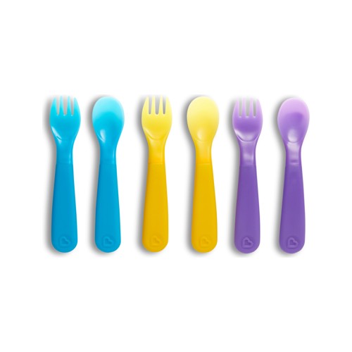 Munchkin Colour Reveal 6 Toddler Forks and Spoons