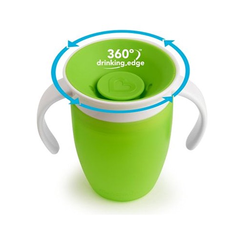 munchkin miracle 360 trainer cup 207ml green