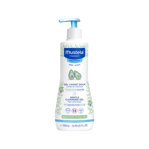 mustela gentle cleansing gel 500ml