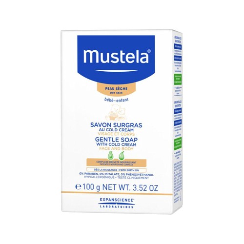 mustela nourishing gentle soap cc 100g