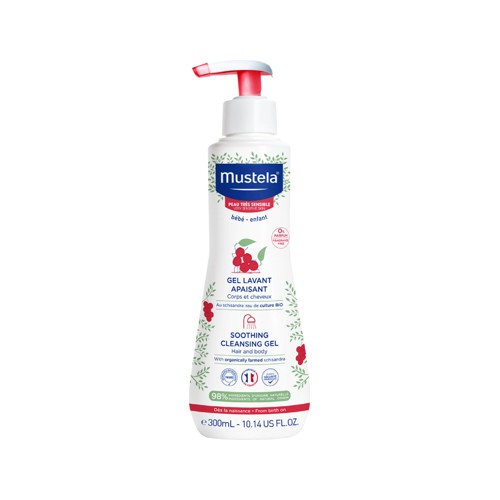 mustela soothing cleansing gel 300ml