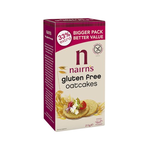 Nairns Oatcakes Gluten Free 213g