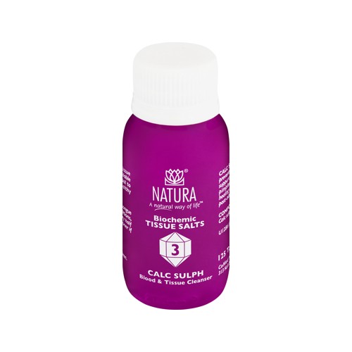 natura calc sulph 3 tissue salts 125 tabs
