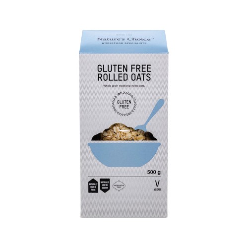 Natures Choice Cereal Oats-Rolled Gluten Free 500g