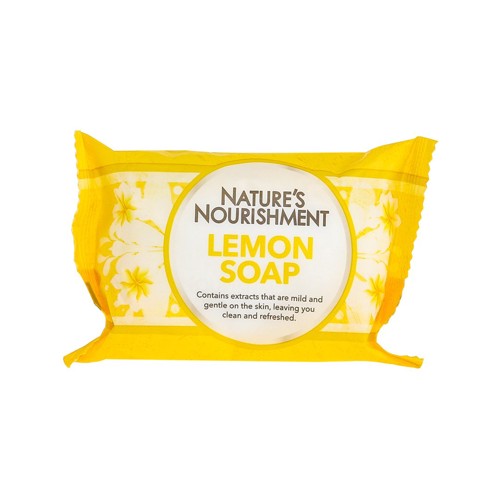 natures nourishment soap lemon 100g