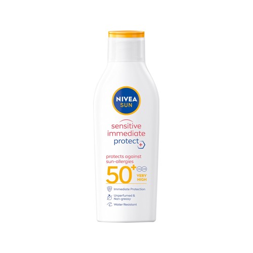 Nivea Sun Sensitive Immediate Protect Adult Lotion Spf50 Sunscreen 200ml