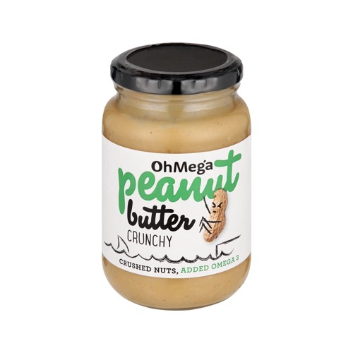 Ohmega Peanut Butter 400g Crunchy